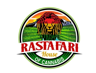 Rastafari House Of Cannabis logo design by DreamLogoDesign