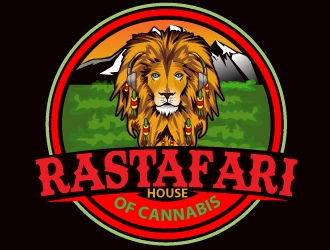 Rastafari House Of Cannabis logo design by Suvendu
