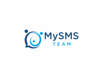 MySMSTeam logo design by luckyprasetyo