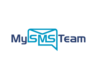 MySMSTeam logo design by aldesign
