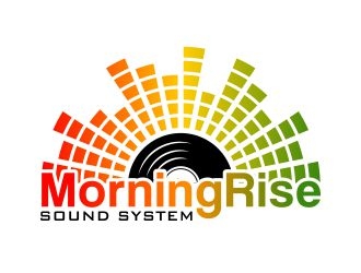 Morning Rise Sound System logo design by alfais