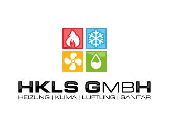 HKLS GmbH logo design by MarkindDesign
