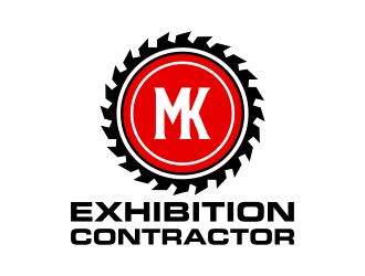 MK Exhibition Contractor logo design by Kruger