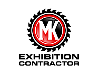 MK Exhibition Contractor logo design by Kruger