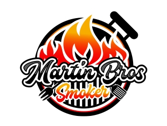 Martin Bros Smokers logo design by MarkindDesign