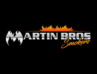 Martin Bros Smokers logo design by lestatic22