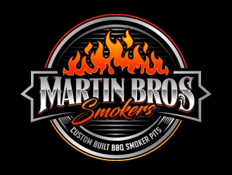 Martin Bros Smokers logo design by jaize