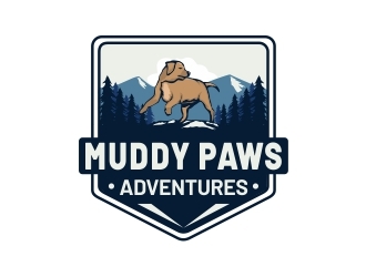 Muddy Paws Adventures logo design by Mardhi