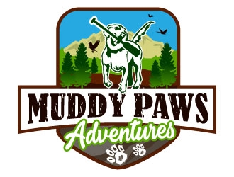 Muddy Paws Adventures logo design by Suvendu