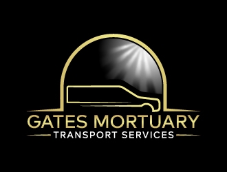 Gates Mortuary Transport Services logo design by MUSANG