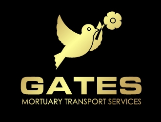 Gates Mortuary Transport Services logo design by Shailesh