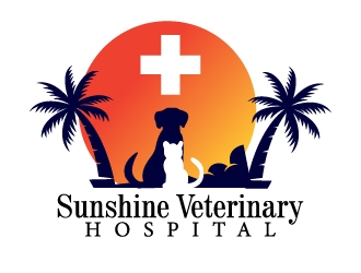 Sunshine Veterinary Hospital logo design by Shailesh