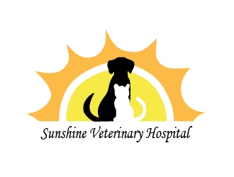 Sunshine Veterinary Hospital logo design by Shailesh