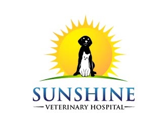 Sunshine Veterinary Hospital logo design by usef44