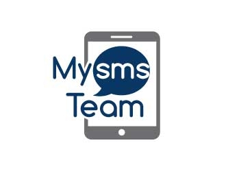 MySMSTeam logo design by KreativeLogos