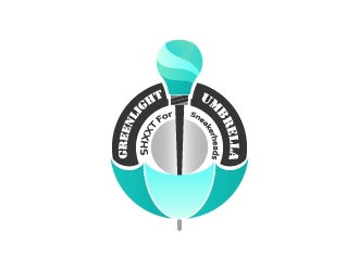 GreenLight Umbrella logo design by BeezlyDesigns