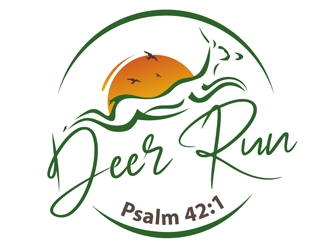 Deer Run logo design by DreamLogoDesign
