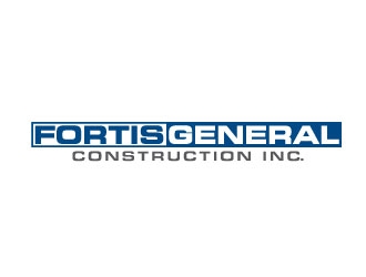 Fortis General Construction, Inc. logo design by maze