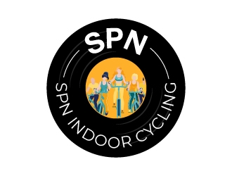 SPN Indoor Cycling logo design by Shailesh