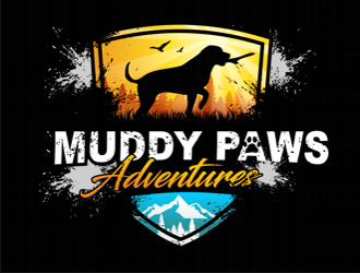 Muddy Paws Adventures logo design by coco
