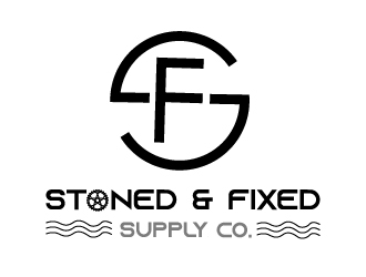 Stoned & Fixed Supply Co. logo design by Shailesh
