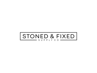 Stoned & Fixed Supply Co. logo design by ubai popi