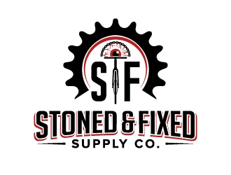 Stoned & Fixed Supply Co. logo design by jaize