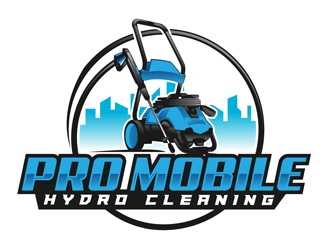 Pro Mobile Hydro Cleaning logo design by DreamLogoDesign