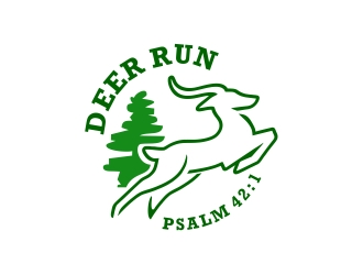 Deer Run logo design by cikiyunn