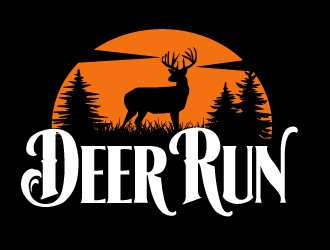 Deer Run logo design by AamirKhan