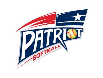 PATRIOT SOFTBALL logo design by sanworks