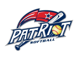 PATRIOT SOFTBALL logo design by sanworks