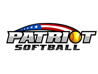 PATRIOT SOFTBALL logo design by megalogos