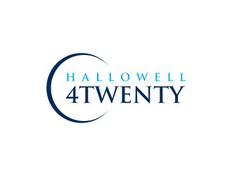 Hallowell 4twenty logo design by ammad