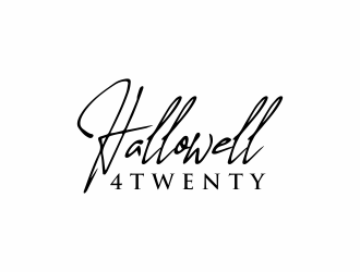 Hallowell 4twenty logo design by ammad