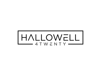 Hallowell 4twenty logo design by RIANW