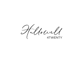 Hallowell 4twenty logo design by RIANW