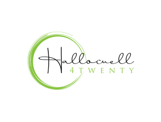 Hallowell 4twenty logo design by RatuCempaka