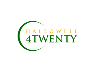Hallowell 4twenty logo design by ammad