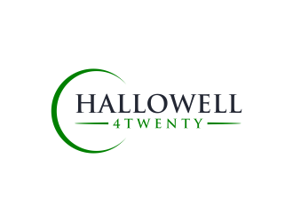 Hallowell 4twenty logo design by ammad