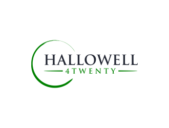 Hallowell 4twenty logo design by ammad