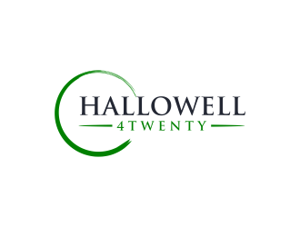 Hallowell 4twenty logo design by ammad