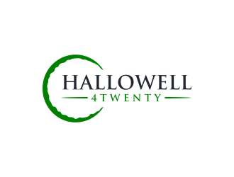 Hallowell 4twenty logo design by ammad