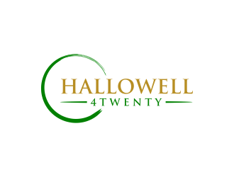 Hallowell 4twenty logo design by ammad