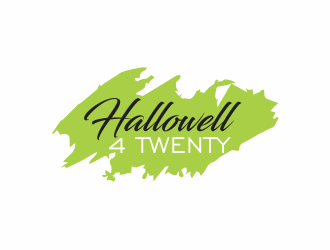 Hallowell 4twenty logo design by up2date