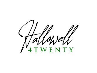 Hallowell 4twenty logo design by ammad
