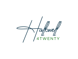 Hallowell 4twenty logo design by ammad