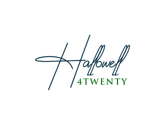 Hallowell 4twenty logo design by ammad