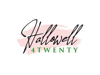 Hallowell 4twenty logo design by ammad
