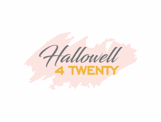 Hallowell 4twenty logo design by up2date